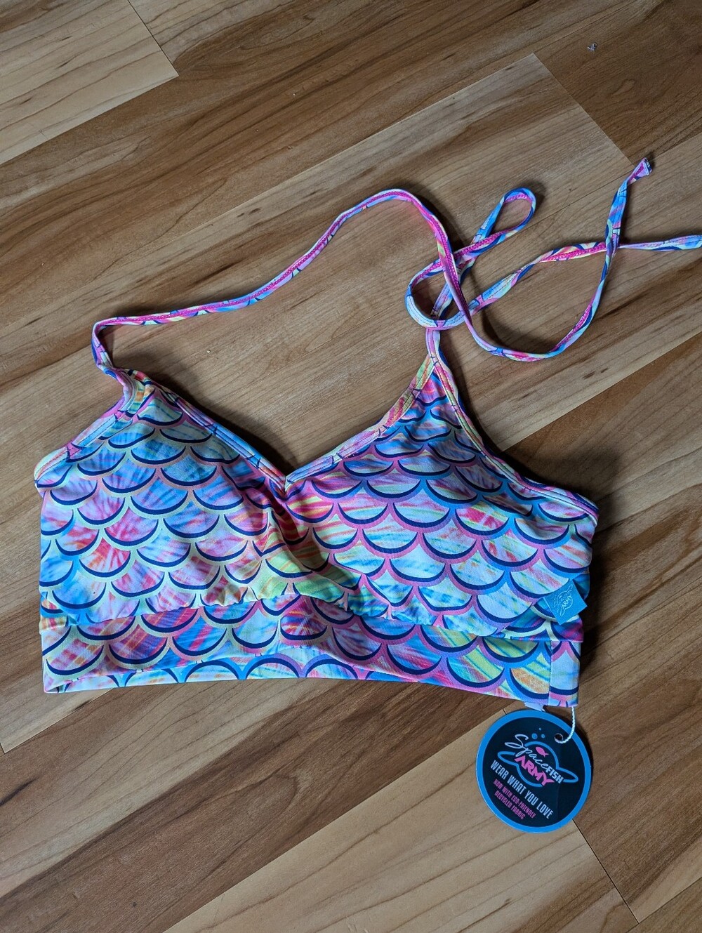 Spacefosh Army Swim Top